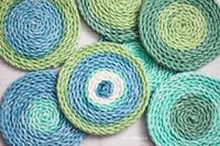 Chain Stitch Coasters - Repeat Crafter Me