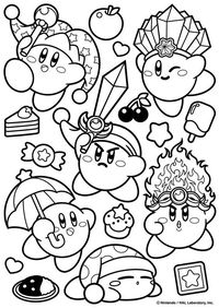 45 Kirby Coloring Pages 7 Coloring pages for kids #coloringpagesforkids Coloring en 2024 | A imprimer . #Kirby_Coloring_Pages_Free_Printable #Domo_Coloring_Pages #Kirby_Coloring_Page #Coloring_Pages_Kirby