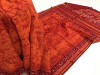 Silk cotton chanderi sarees with blouse piece