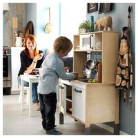 DUKTIG Play kitchen, birch, 28 3/8x15 3/4x42 7/8" - IKEA