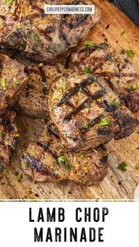 This easy lamb chop marinade produces the juiciest, most flavorful lamb chops, with fresh rosemary, a hint of paprika, and other seasonings, suitable for any cut.