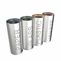 MUNDIN- Stainless steel modern concept recycling bins for offices