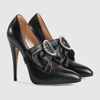 Gucci Leather pump with removable leather bow Detail 6