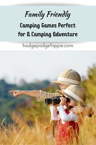 These camping games are just too much fun! If you're looking for a way to unplug and be together as a family, these games are the perfect choice! #camping #outdoor #games #familygamenight