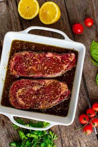 If you are looking for an easy low carb steak marinade that will elevate your grill-out, give this Keto Steak Marinade a try! It takes just 5 minutes to make and will rock your world. #KetoRecipes #SteakMarinade #Grilling