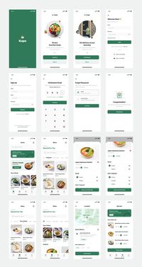 Kupa is a Premium Food Delivery App UI Kit consisting of 80+ pixel-perfect screens and easy to use in Figma.

The kit is easy to fully customize to your liking and it leverages all Figma features, including global color, font styles, dynamic components & variants. Available in Light & Dark Theme.
