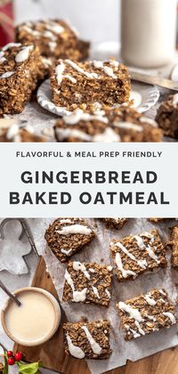 Gingerbread Baked Oatmeal