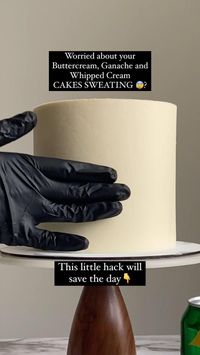 Such a simple hack…but so effective! “The magic in cornstarch is its ability to absorb moisture.” - I thought I’ll use this great property to find a solution to my Cake Condensation Problems! I use a manual airbrush (linked to my Amazon finds in my bio) to spray cornflour/cornstarch on my #funkybattercream decorated cake before refrigeration. It works with coloured cakes too. They will have a slightly velvety finish after the spray! Please don’t forget to give credit if you use my video.