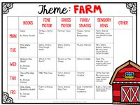 Tons of farm themed ideas perfect for Tot School, Preschool, or the kindergarten classroom.