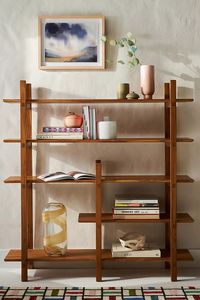 Masaya & Co. Teak Maderas Bookshelf | AnthroLiving