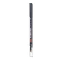 The Kevyn Aucoin Unforgettable Lip Definer is a double-ended lip product featuring a lip pencil and brush to create a precise, fuller-looking pout.