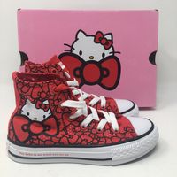 Hello Kitty X Converse Ctas Hi Youth Sizes 11 New With Box -Chuck Taylors Tend To Run Big 100% Authentic Ships Immediately All Sales Are Final