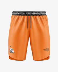 Football Shorts Mockup - Front View