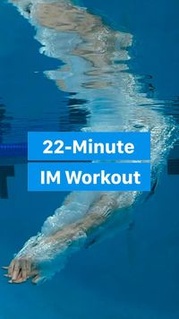 Try out this quick 22-minute IM workout at your next swim training! For more personalized swimming Sets and Training Plans, download the MySwimPro app with a 30-day free trial at myswimpro.com/elite