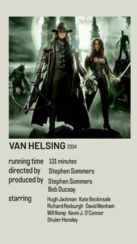 Van Helsing polaroid poster 2004 movie film