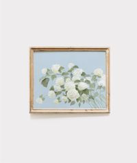 Floral Hydrangea Art Print Vintage Flower Wall Art Hydrangea Painting - Etsy