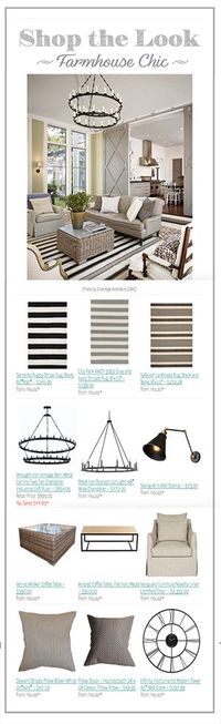 Farmhouse Chic Design Style - Shop the Look!