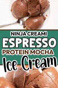 Check out my recipe for making Ninja Creami Mocha Espresso Protein Ice Cream! It’s like having the best, richest, chocolatey coffee ever! Only, it’s even better because it’s in ice cream form…and it’s packed with protein!!