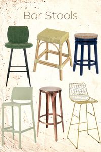 Add a pop of color with one of these fun bar stool ideas. Bar stools can dramatically transform the look of a bar or a kitchen island.