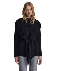 NVLT Women's Mink Eyelash Fringe Coatigan - Macy's