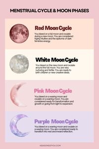 A guide On The Menstrual Cycle And Moon Phases Connection - ilik