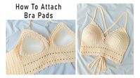 How To Attach Bra Pad | Adding Bra Pads | Chenda DIY - YouTube