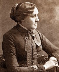 Louisa May Alcott - author of "Little Women," etc..