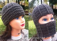 Ultra Warm Crochet Fold Over Hat :: Free Pattern from Penelope Rae