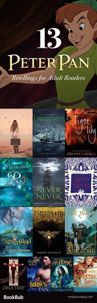 13 fairytale retellings for teens or for adult readers. These Peter Pan retellings are magical stories to escape into!