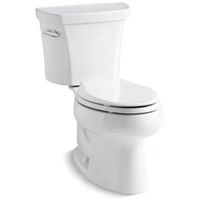 Kohler K-3998-0 1.28 GPF Two-Piece Elongated Toilet with | Build.com