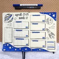 As it’s the last week of April I decided to go all out with my weekly spread! I really loved this month’s theme, especially the stars and…