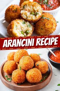 With savory rice, melty cheese, and a crunchy shell, these arancini are an irresistible Italian appetizer or snack. The combination of flavors and textures is simply divine!