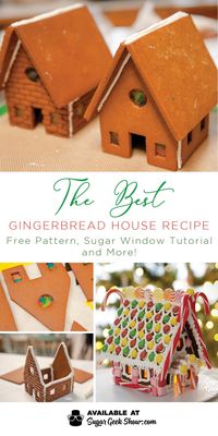 Construction Gingerbread House Recipe Template | Sugar Geek Show