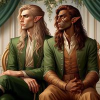 AI generated Tamlin and Lucien from SJM's ACOTAR