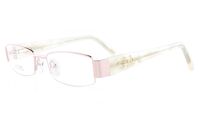 Vista First 8803 Stainless Steel/ZYL Womens Semi-rimless Optical Glasses - Oval Frame