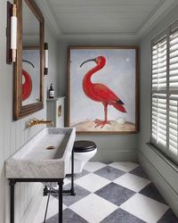 Checkered Tile Floors - Get that Black and White Marble Checkered Look