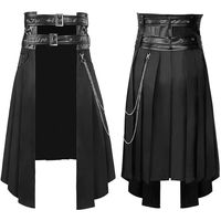 Gothic Pleated Adjustable Men's Skirt – GTHIC