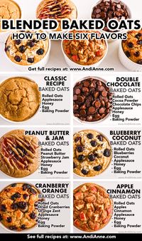 6 Blended Baked Oat Flavors