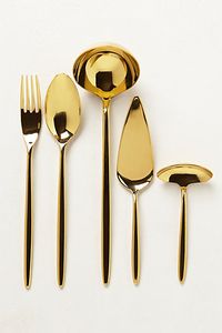 Doma Gold Serving Set.