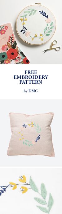 FREE EMBROIDERY PATTERN from DMC.