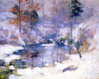 John Henry Twachtman "Winter Harmony", 1900