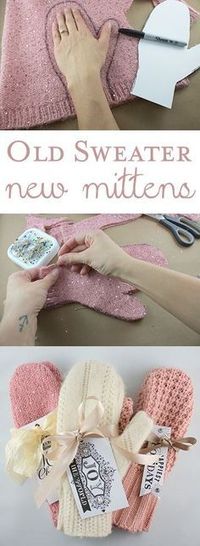 How to turn your old sweaters into new mittens