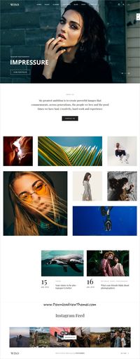 WISO is a clean and modern design responsive #WordPress #template for creative #photography and #photographers beautiful website with 33 unique homepage layouts to download & live preview click on image or Visit 🡽