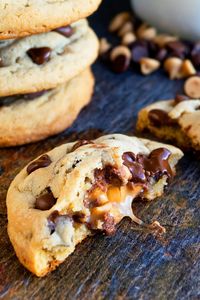 Salted Caramel Chocolate Chip Cookies - CakeWhiz