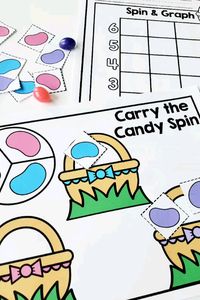 A fun, hands on math activity that is perfect for Spring! Work on color recognition, counting, & graphing!