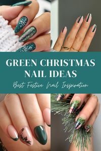 Want to leave everyone green with envy this festive season? Get inspired by these gorgeous green Christmas nails and you’re guaranteed that your nails will be the crowning glory of your festive outfit.