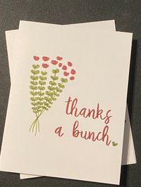 Thank you floral bundle watercolor