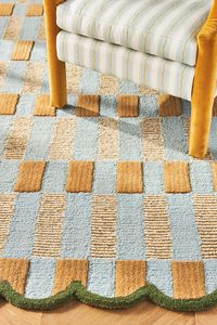 Matilda Goad & Co. Tufted Plaid Rug | AnthroLiving