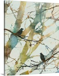 Botanical Birds II Wall Art, Canvas Prints, Framed Prints, Wall Peels | Great Big Canvas