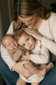 Newborn + Sibling Pose, Newborn Session, Lifestyle Newborn Photography, Newborn + Sibling Photo